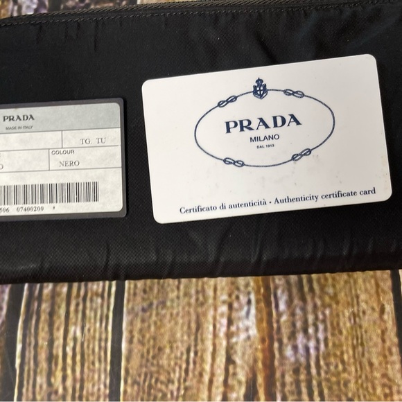 Prada Nylon Zip Around with Authenticity Certificate Card - Picture 11 of 11